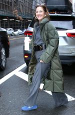 DREW BARRYMORE Arrives at CBS Studios in New York 01/09/2024