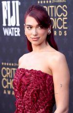 DUA LIPA at 2024 Critics Choice Awards in Santa Monica 01/14/2024