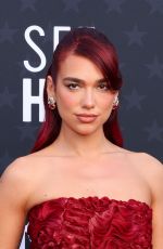 DUA LIPA at 2024 Critics Choice Awards in Santa Monica 01/14/2024