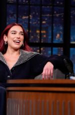 DUA LIPA at Late Night with Seth Meyers 01/09/2024
