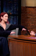 DUA LIPA at Late Night with Seth Meyers 01/09/2024