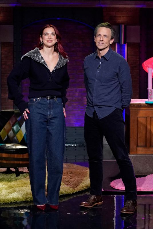 DUA LIPA at Late Night with Seth Meyers 01/09/2024