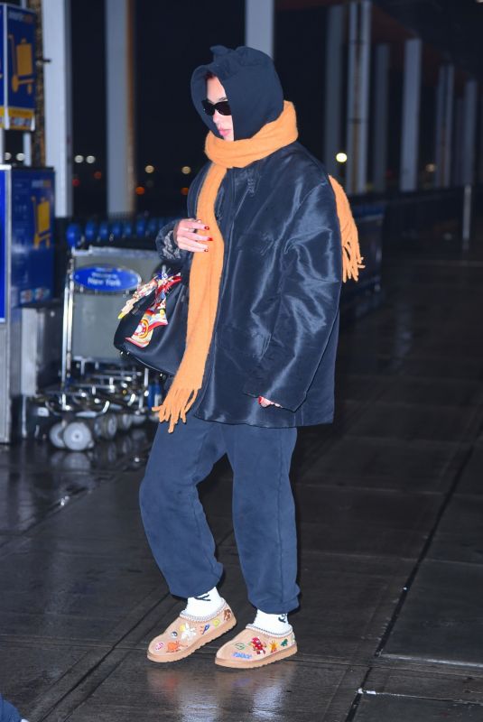 DUA LIPA Heading to JFK Airport in New York 01/09/2024