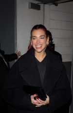 DUA LIPA Leaves Masters of the Air Premiere Afterparty in Beverly Hills 01/10/2024