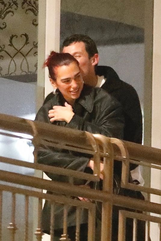 DUA LIPA on a Dinner Date in Los Angeles 01/16/2024