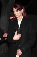 DUA LIPA Out for Dinner with Friends at R+D Kitchen in Santa Monica 01/14/2024