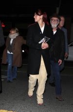 DUA LIPA Out for Dinner with Friends at R+D Kitchen in Santa Monica 01/14/2024