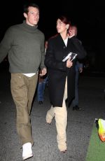 DUA LIPA Out for Dinner with Friends at R+D Kitchen in Santa Monica 01/14/2024