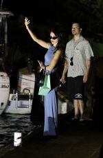 EIZA GONZALEZ Arrives at a New Years Eve Party on a Yacht in St Barts 12/31/2023