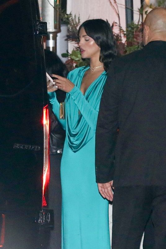EIZA GONZALEZ Leaves Emmy’s Netflix Afterparty at Ristorante Per L’Ora in Los Angeles 01/15/2024