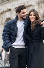 EKIN-SU CULCULOGLU and Davide Sanclimenti Out in Rome 12/27/2023
