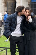 EKIN-SU CULCULOGLU and Davide Sanclimenti Out in Rome 12/27/2023