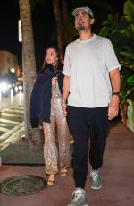 ELETTRA LAMBORGHINI on a Dinner Date in Miami Beach 01/03/2023
