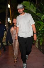 ELETTRA LAMBORGHINI on a Dinner Date in Miami Beach 01/03/2023