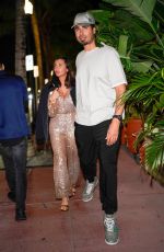 ELETTRA LAMBORGHINI on a Dinner Date in Miami Beach 01/03/2023