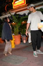 ELETTRA LAMBORGHINI on a Dinner Date in Miami Beach 01/03/2023