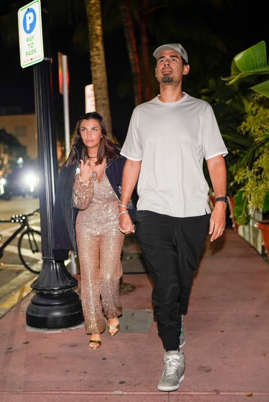 ELETTRA LAMBORGHINI on a Dinner Date in Miami Beach 01/03/2023