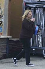 ELISABETH MOSS on the Set of Shell in Los Angeles 01/03/2024