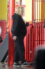 ELISABETH MOSS on the Set of Shell in Los Angeles 01/22/2024