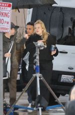 ELISABETH MOSS on the Set of Shell in Los Angeles 01/22/2024