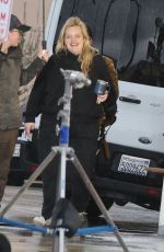 ELISABETH MOSS on the Set of Shell in Los Angeles 01/22/2024