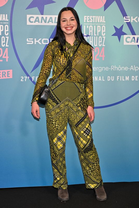 ELISE CM at Heureux Gagnants Screening at 27th Alpe d Huez Film Festival 01/17/2024