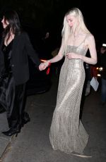 ELIZABETH DEBICKI Arrives at Golden Globes Afterparty at Chateau Marmont 01/07/2024