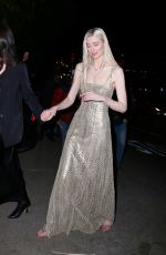 ELIZABETH DEBICKI Arrives at Golden Globes Afterparty at Chateau Marmont 01/07/2024