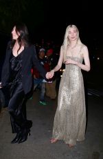 ELIZABETH DEBICKI Arrives at Golden Globes Afterparty at Chateau Marmont 01/07/2024