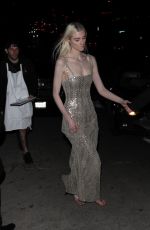ELIZABETH DEBICKI Leaves HBO Golden Globes Afterparty in Los Angeles 01/07/2024