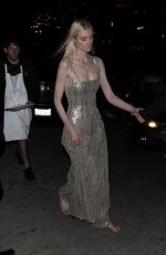 ELIZABETH DEBICKI Leaves HBO Golden Globes Afterparty in Los Angeles 01/07/2024
