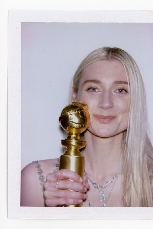 ELIZABETH DEBICKI Polaroids for Vulture at Golden Globes 2024 