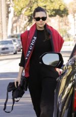ELIZABETH OLSEN Out Visiting a Friend in Los Angeles 01/05/2024
