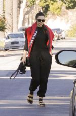 ELIZABETH OLSEN Out Visiting a Friend in Los Angeles 01/05/2024