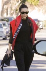 ELIZABETH OLSEN Out Visiting a Friend in Los Angeles 01/05/2024