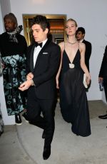 ELLE FANNING Arrives at Vas Morgan and Michael Brown