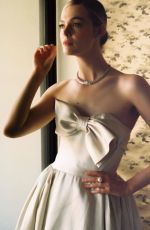 ELLE FANNING - Golden Globes Dress Photoshoot, January 2024
