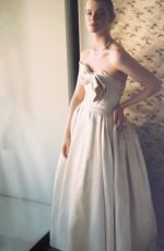 ELLE FANNING - Golden Globes Dress Photoshoot, January 2024