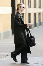 ELLE FANNING Heading for Her Matinee Performance of Appropriate in New York 01/03/2024