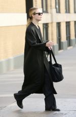 ELLE FANNING Heading for Her Matinee Performance of Appropriate in New York 01/03/2024