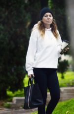 ELLEN POMPEO Out for Coffee in Los Angeles 01/25/2024