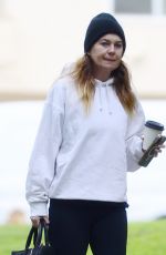 ELLEN POMPEO Out for Coffee in Los Angeles 01/25/2024
