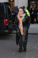 ELLIE LEACH and Vito Coppola Leaves Zoe Ball Breakfast Show in London 01/10/2024