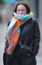 ELLIE LEACH and Vito Coppolo Leaves BBC Breakfast Studio at Media City in Salford 01/23/2024