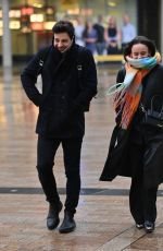 ELLIE LEACH and Vito Coppolo Leaves BBC Breakfast Studio at Media City in Salford 01/23/2024
