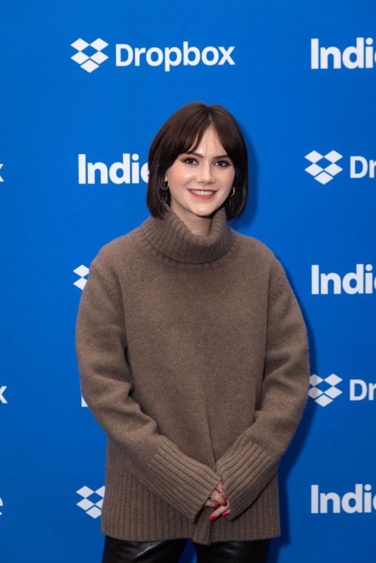 EMILIA JONES at IndieWire Sundance Studio Presented by Dropbox in Park City 01/21/2024