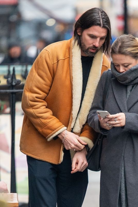 EMILY ATACK and Dr. Alistair Garner Out London 01/17/2024