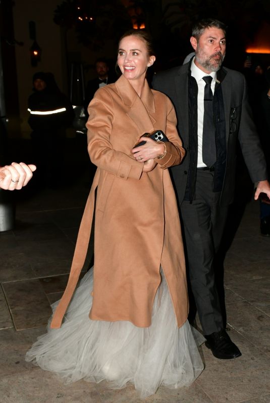 EMILY BLUNT Arrives at Universal Studios and Oppenheimer Afterparty in Beverly Hills 01/07/2024