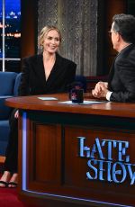 EMILY BLUNT at Late Show with Stephen Colbert 01/11/2024