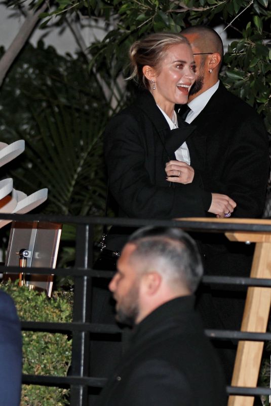 EMILY BLUNT at Universal Event Party at Sunset Tower Hotel in Hollywood 01/13/2024